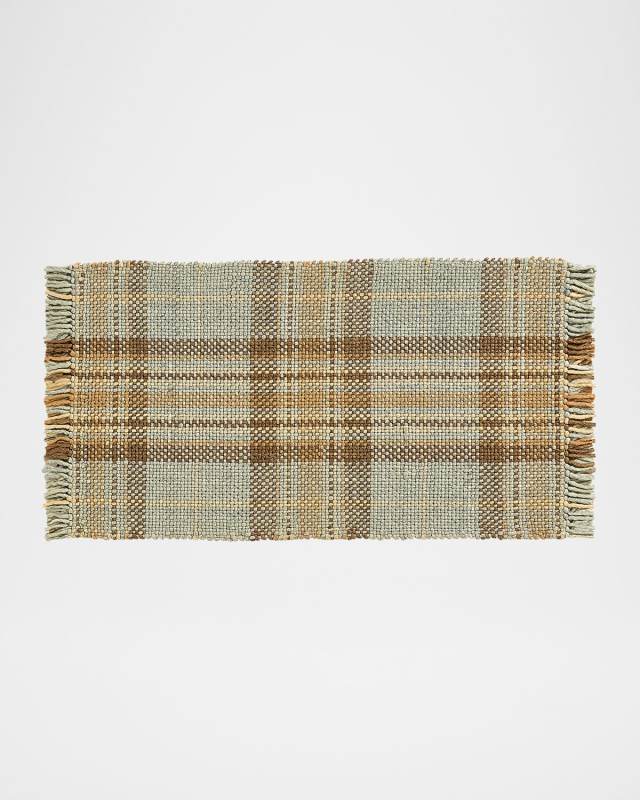 Field Study Woven Tartan Rug, 2' x 4'